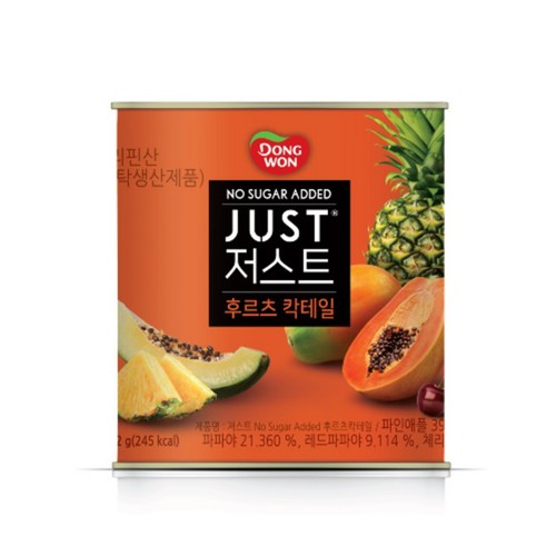 동원 저스트 노슈가 후르츠 칵테일 (822G)