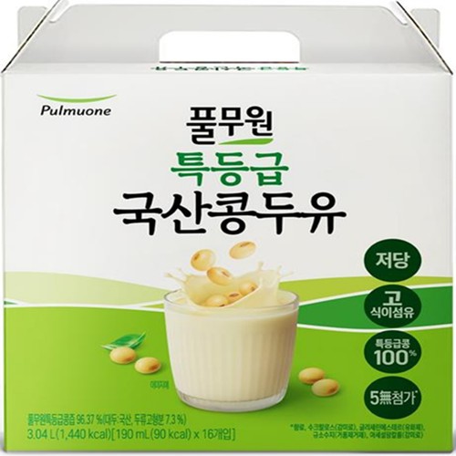 풀무원 특등급국산콩두유 (190ML*16입)