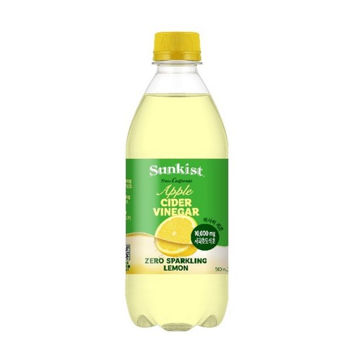 광동제약 썬키스트애사비제로스파클링레몬 (500ML)