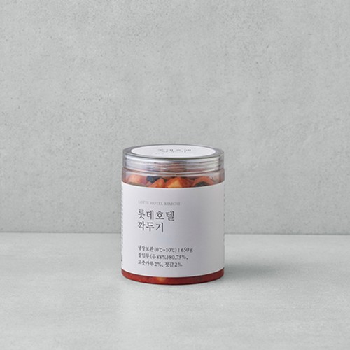 롯데 호텔 깍두기 (650G)