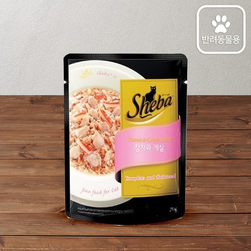  쉬바 파우치 (참치와 게살) (70G)