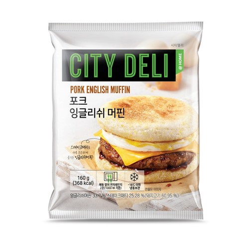 삼립 시티델리 포크잉글리쉬머핀 (160G)