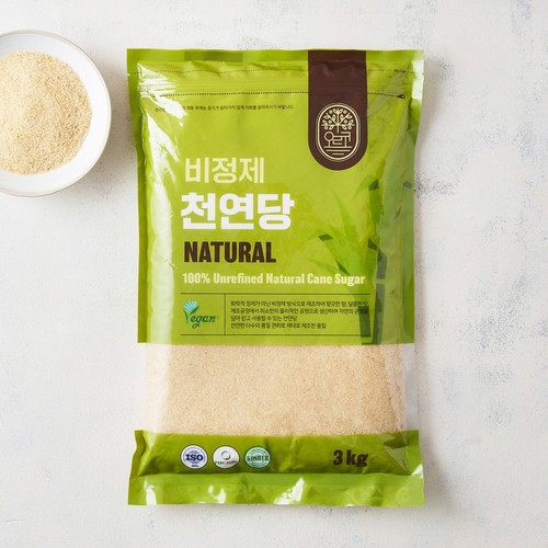  비정제 천연당 (3KG)