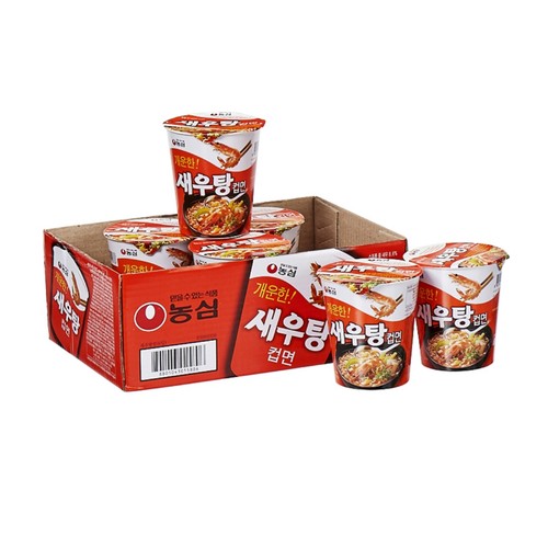 농심 새우탕 소컵 (67G*6)