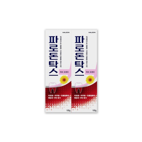  파로돈탁스 허브프레쉬 치약 (100G*2입)