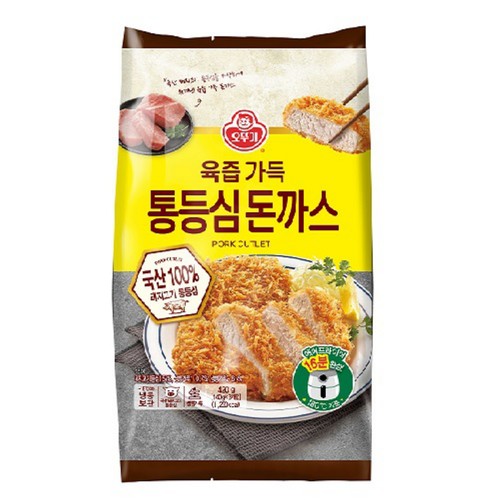 오뚜기 통등심 돈까스 (420G)