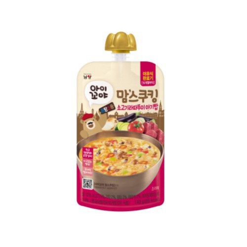 남양 맘스쿠킹 소고기라따뚜이 아기밥 (15개월) (140G)