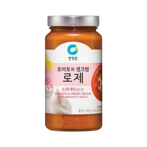 청정원 로제 파스타소스 (600G)