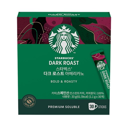 스타벅스 다크로스트 아메리카노 (1.1G*30입)