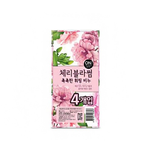 온더바디 촉촉비누 (체리) (90G*4입)