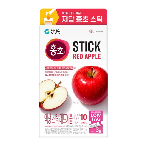 청정원 홍초 레드애플저당스틱기능성 (400ML)