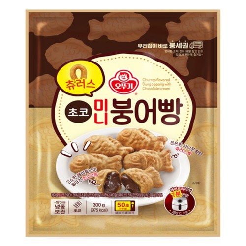 오뚜기 츄러스 미니붕어빵 (초코) (300G)