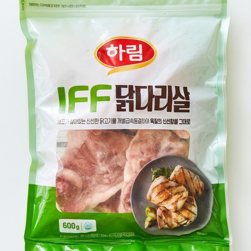 (냉동)하림 IFF 닭다리살(정육) (600G)