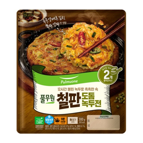 풀무원 철판 도톰녹두전 (300G)