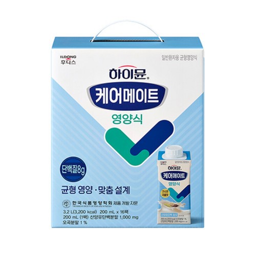 하이뮨 케어메이트 구수한 곡물맛 (200ML*16팩)