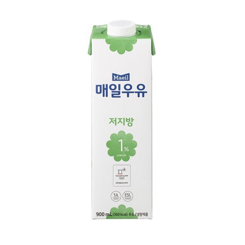 매일유업 매일우유 저지방 1% (900ML)
