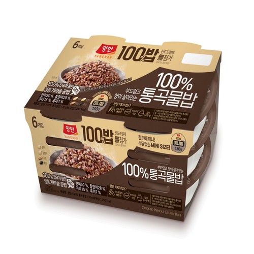 동원 양반100밥 100% 통곡물밥 (130G*6입)