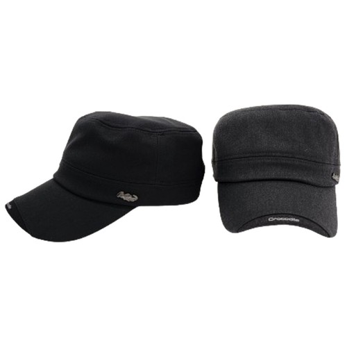 BLACK 크로커다일 챙 포인트 기병캡