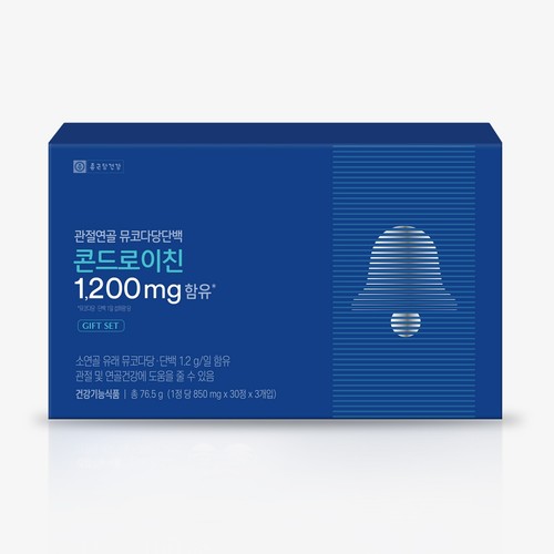 [명절선물세트] 종근당건강 콘드로이친 세트 (850MG*30정*3입)