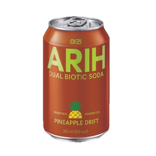 한국야쿠르트 아리 듀얼바이오소다 파인애플 (355ML)