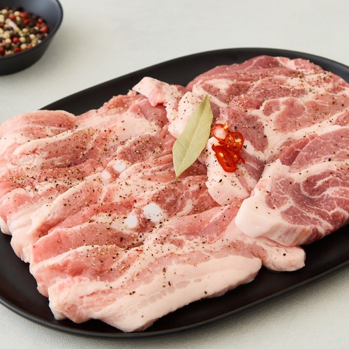 국내산 돼지고기 반반팩 (삼겹살/목심) (600G)