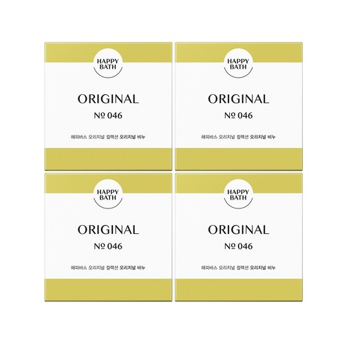 해피바스 오리지널 컬렉션 비누(오리지널) (90G*4입)