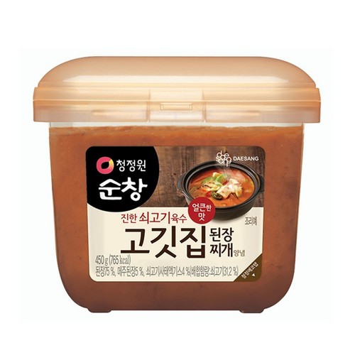 청정원 순창 고깃집 된장찌개양념 (450G)