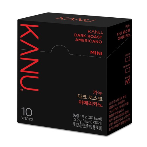 동서 카누 미니 다크로스트 아메리카노 (0.9G*10입)