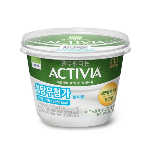 풀무원다논 액티비아 화이트 (400G)