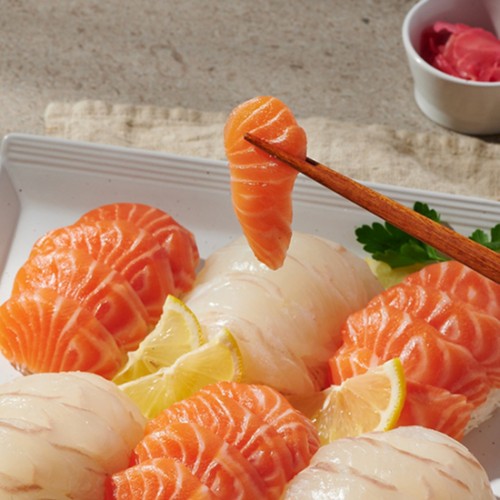 광어 연어 모둠회 (300G)