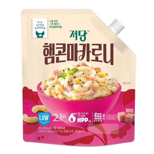 삼립 피그인더가든 저당 햄콘마카로니 (400G)