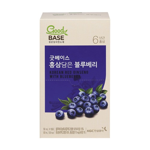 (S) 굿베이스 홍삼담은 자연블루베 (50ML*30입)