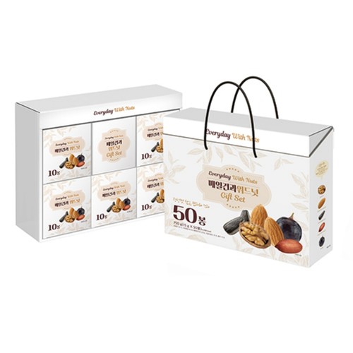 [추석 선물세트 사전예약] 그린너트 매일견과 위드넛(15G*50봉) (750G)