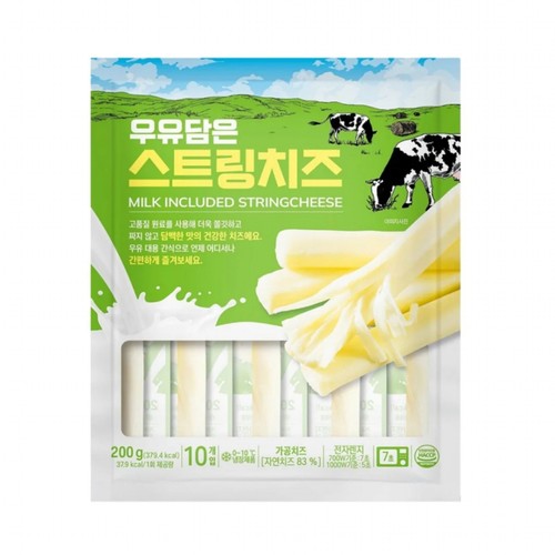 우유담은 스트링치즈 (200G)