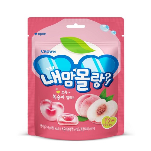 크라운 내맘몰랑 복숭아 (50G)