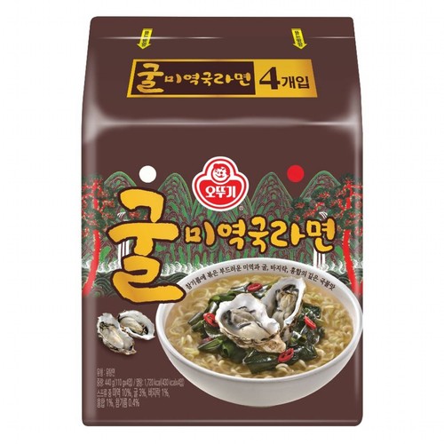 오뚜기 굴미역국라면 (110G*4)