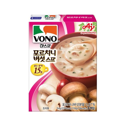 농심 보노 포르치니버섯스프 (51.6G)