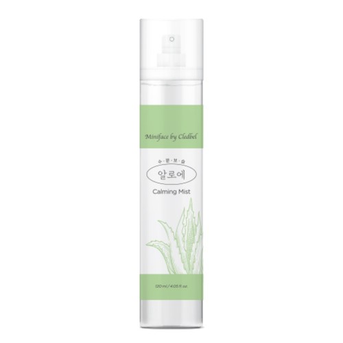 미니페이스 바이 끌레드벨 알로에 카밍 미스트 (120ML)