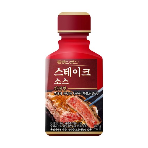  모란봉 스테이크 소스 간장맛 (225G)