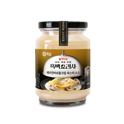 백설 베이컨머쉬룸크림 파스타소스 (430G)