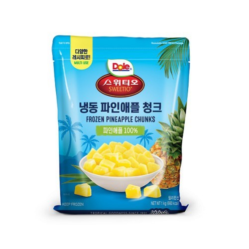 Dole 냉동 파인애플 (1KG/봉/필리핀산)