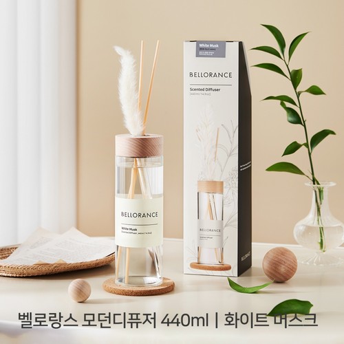 【화이트 머스크】 코코도르 벨로랑스 모던 대용량 디퓨저 (440ML)