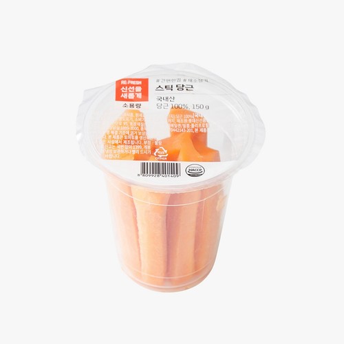 간편한컵 스틱채소 당근 (150G/통)