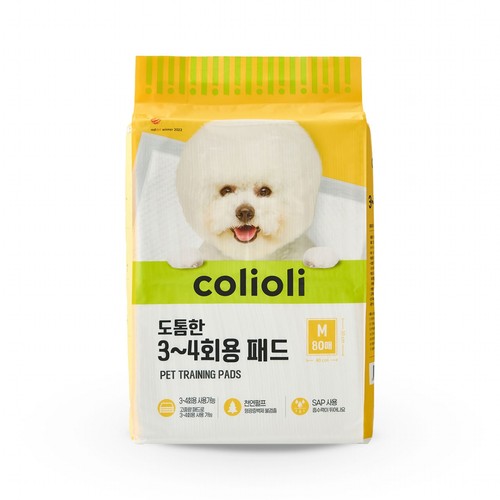 콜리올리 도톰한 3~4회용 패드 (M) (80매)