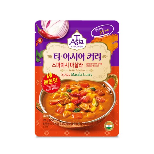 샘표 티아시아 스파이시 마살라 커리 (100G)