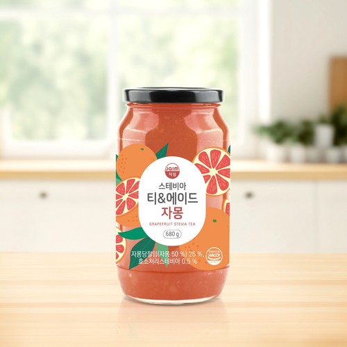 자임 스테비아 티&에이드 자몽 (680G)