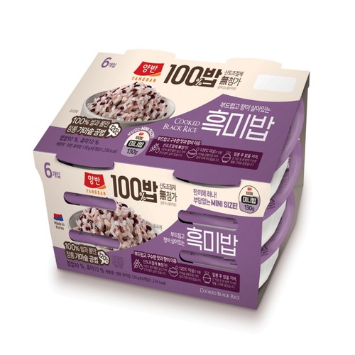 동원 양반100밥 흑미밥 (130G*6입)