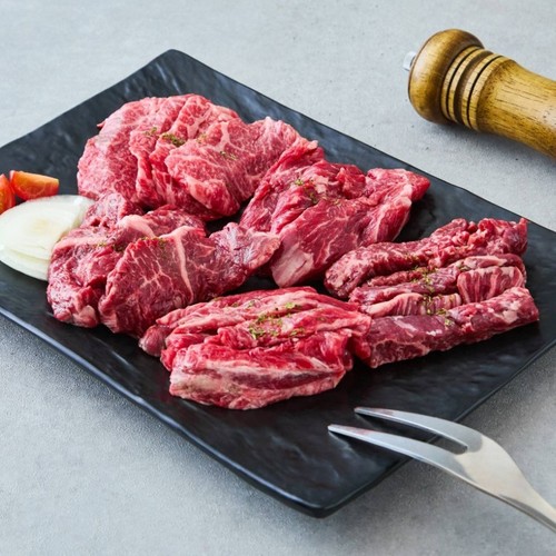 한우 갈비 특수부위 5종 (2등급) (500G)