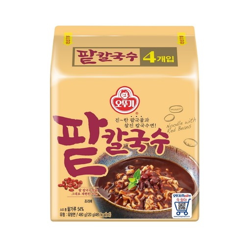 오뚜기 팥칼국수 (120G*4)