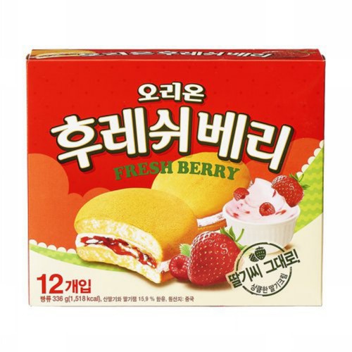 오리온 후레쉬베리 (28G*12입)